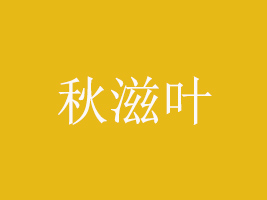 杭州臨安秋滋葉食品有限公司